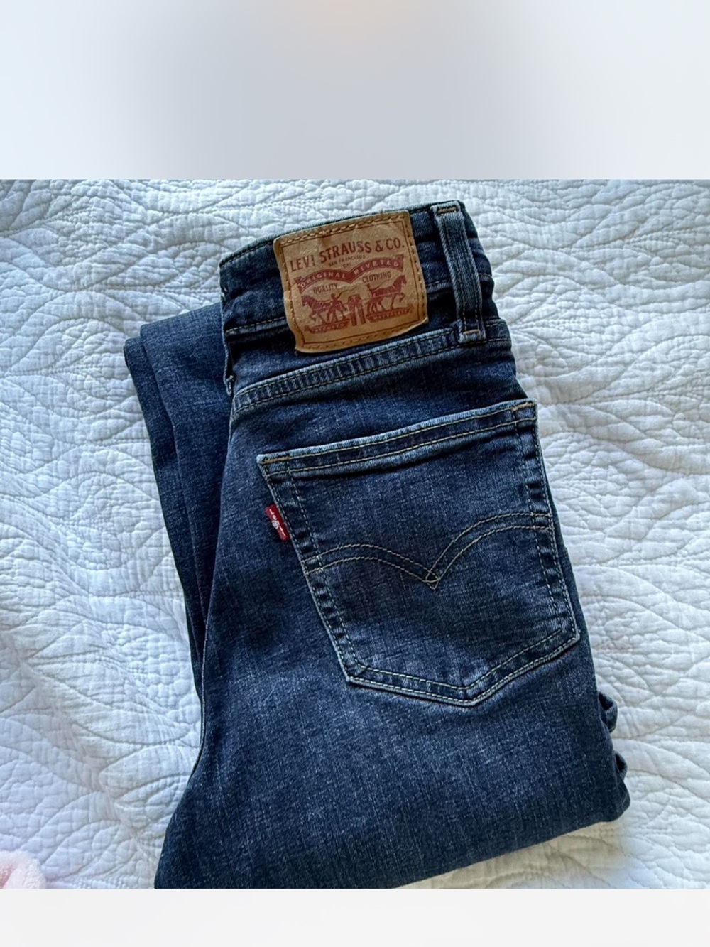 Levi's Women’s Dark Blue Wash High Rise Bootcut Jeans